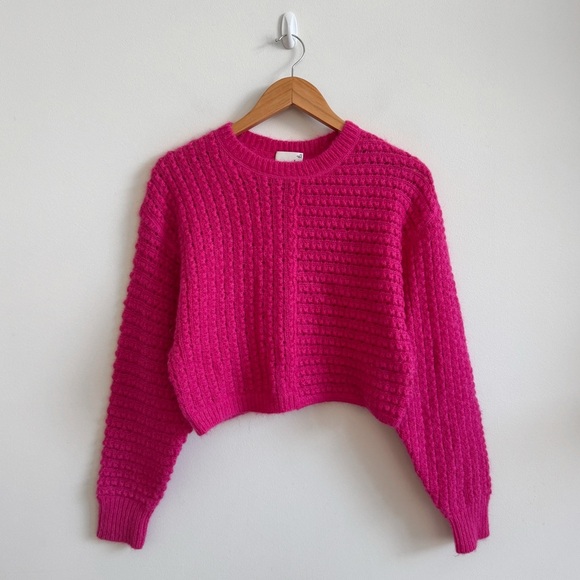 WILFRED FREE • Fortune Sweater in Electron Fuschia - Picture 3 of 10